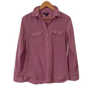 Lavender Women's Button-Up Top